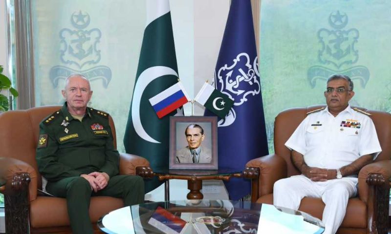 Pakistan, Russia, security, naval technology, Islamabad, Naval Chief Admiral Naveed Ashraf, Colonel General Alexander V. Fomin,