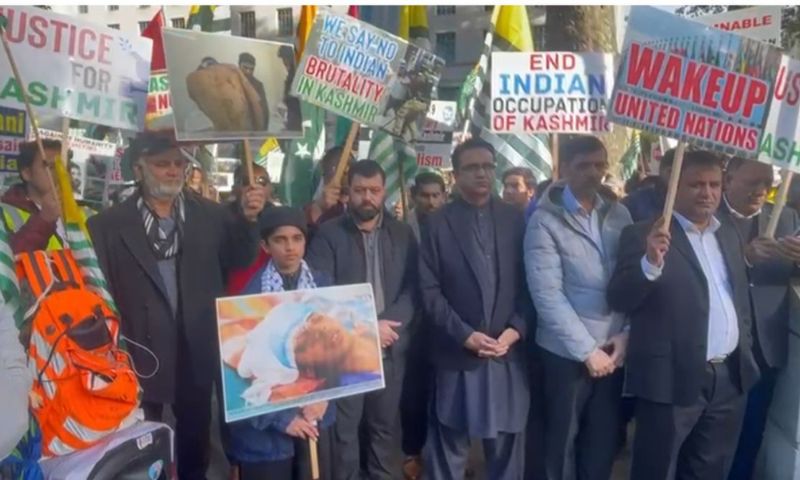 Kashmir Black Day Observed in London to Denounce Indian Occupation