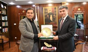 Kazakhstan's Ambassador, Pakistan, Yerzhan Kistafin, sister-city relationship, Islamabad, Astana, CDA Chairman, Muhammad Ali Randhawa, bilateral relations,