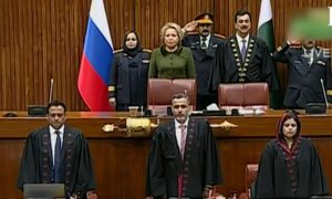 Russian Federation, Valentina Matvienko, Russian parliamentary delegation, Islamabad, Russia, Pakistan, Senate, Syed Yosuf Raza Gillani,