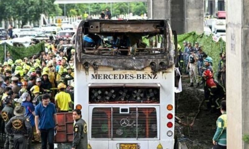 Thailand, Bangkok, School Bus, Fire, Children, Teachers, Emergency, Hospital, DNA,