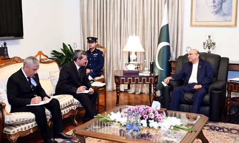 President Asif Ali Zardari, economic cooperation, Pakistan, Turkmenistan, economic collaboration, Rashid Meredov, Turkmenistan, Atadjan Movlamov, Aiwan-e-Sadr,