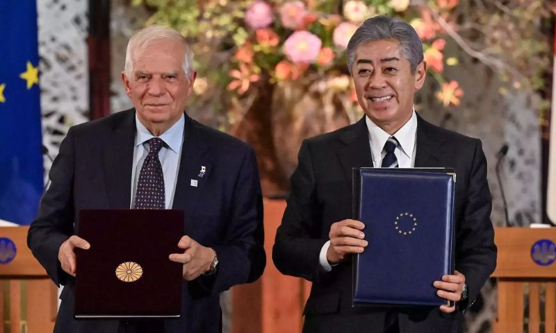 Japan, European Union, security, defense partnership, Tokyo, EU foreign policy chief, Josep Borrell,