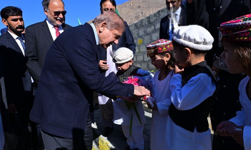 Pakistan’s Prime Minister, Shehbaz Sharif, model village, flood affected families, Gilgit-Baltistan, Ghizer district, Babur Model Village, floods affectees, Gilgit-Shandur highway,