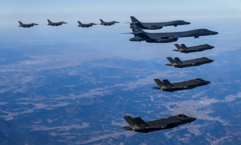 South Korea, Japan, and US Conduct Joint Air Drill