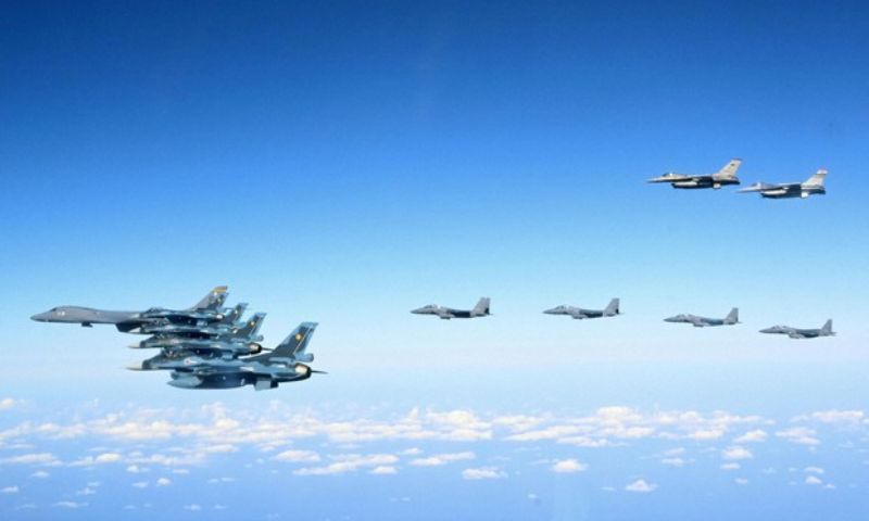 South Korea, Japan, and US Conduct Joint Air Drill