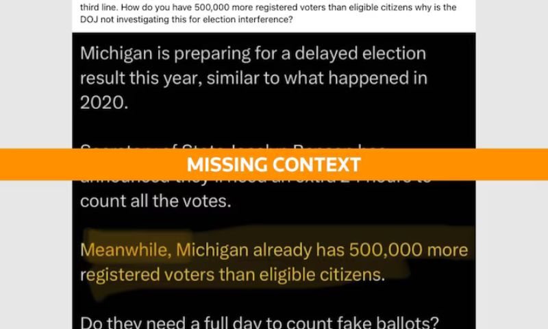 Fact Check, Michigan, Active, Eligible, Voters